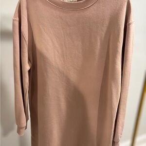 Pink Long Sleeve Sweater dress